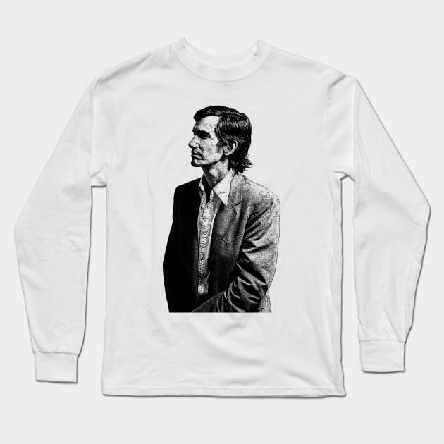 Townes Van Zandt Long Sleeve T-Shirt by idontwannawait